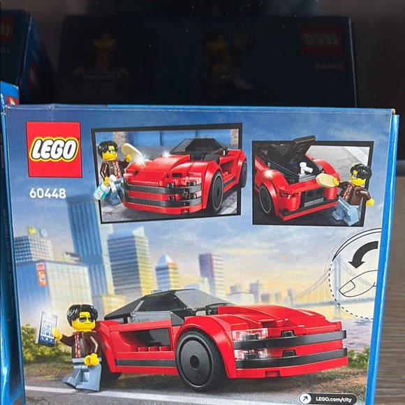 NIB LEGO Sets. 2 lot Bundle. Lego City Sports Car & Police Car Age: 5+ - Picture 6 of 8